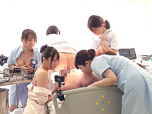 「はーい♥すこしドビュっとしますよ♥」男性器を健やかに保つ事を使命に射精治療で支える為に日々エロ奮闘するナース達を追った♥