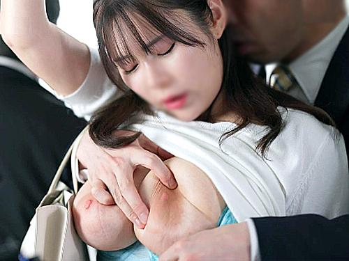 「あの感覚が忘れられなくて…今日もまた触ってほしいです♥」巨乳OLが車両で変態魔の指テクに辱められながらテクの虜になった♥