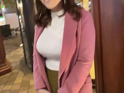 ＜素人＞圧巻のJカップ爆乳秘書！エロテクも凄かった変態アラサー美女がディルドでフェラ&パイズリ→猛烈オナニー→中出し♥