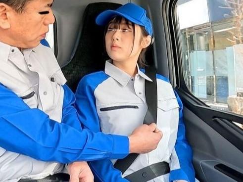 【JKレイプ】おっとり可愛い色白Gカップ学生がバイト先の店長に乳揉み痴漢…引っ越し作業中に社会を知らない地味巨乳娘を凌辱