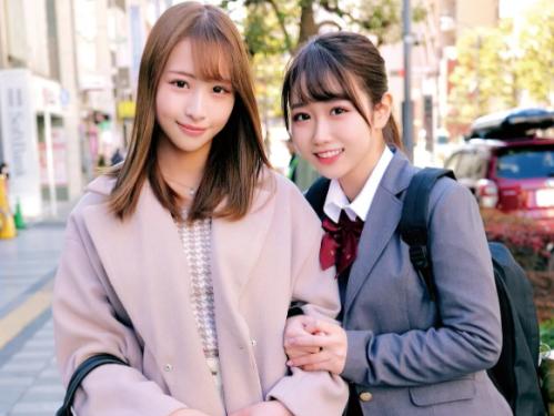 【素人ナンパ】街行く仲良し美人に声掛けて草食系男子のお悩みを聞いて貰ったら…ウブで奥手な童貞男子に発情するハーレム3P