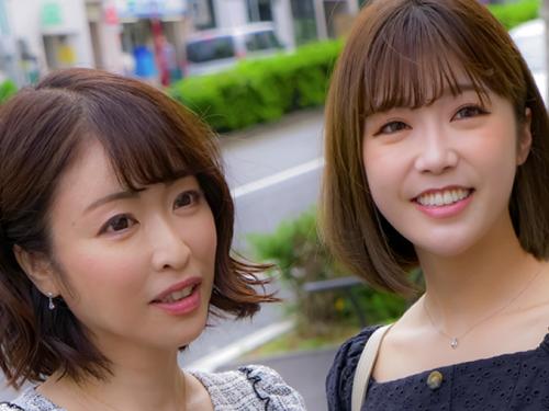 【母娘ナンパ】親友のように仲良しで姉妹のように見える親子をホテルお持ち帰り！家族の前で醜態晒してハーレム3Pで痙攣絶頂