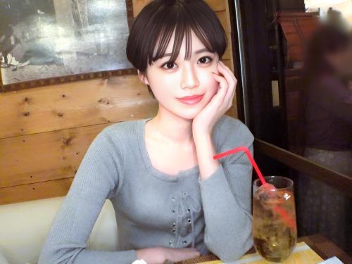 ＜素人ハメ撮り＞ボーイッシュなショートカット20歳のSS級八頭身美少女が女の子っぽいエロさで可愛く喘ぎまくる