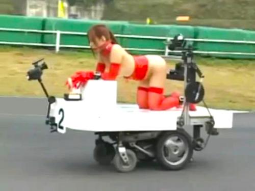 【Fuck-1グランプリ】拘束ドリルバイブ車レース！巨乳ぽっちゃりギャル出走！猿轡マシンバイブ凌辱！アクメ連発ドライブです！