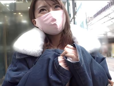 【奇跡の美少女】『マスク外しても顔面優勝ｗ』アイドル顔の痴女ギャルに乳首責め手マン電マ責めセックス♥素人ナンパ企画エロ動画