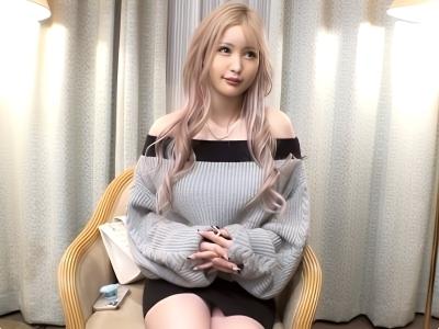 【奇跡の美少女】『脱ぐと爆乳ｗ』美巨乳ピンク乳首の金髪ギャル乳首責めフェラ大量潮吹き→立ちバック背面騎乗位♥素人エロ動画