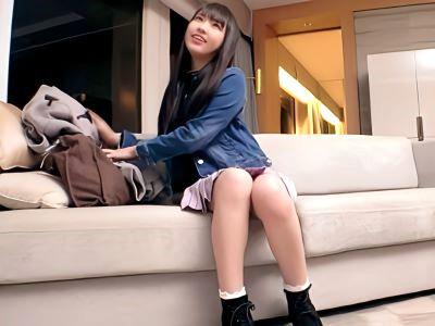 【10代ロリ娘】『学生…です』ミニスカ美少女ギャル階段で逆さ撮りパンチラ盗撮→乳揉みオイルマッサージ立ちバック♥エロ動画