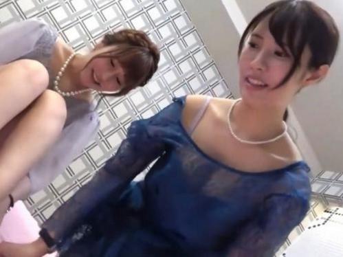【モニタリング】同窓会帰りの男女３人が賞金に釣られてエロゲーム参加！同級生とはいえ絶世の美女２人と３Pしちゃう幸せな時！