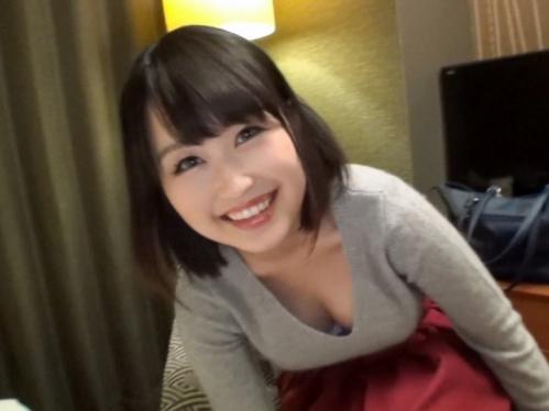 【素人ナンパ】大人しい上玉お姉さんとハメ撮りSEX！可愛い顔で上品フェラ、整った巨乳スレンダーボディを思う存分ハメまくる