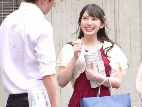 【素人ナンパ】清楚系OLが様々な体位でちんぽ突かれまくり濃厚中出し喰らう『ええ、どおしよお…』知ったこっちゃない巨根男！