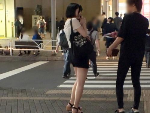 【素人ナンパ】黒髪ボブの巨乳お姉さん(23)GET！たっぷりフェラさせてビンビンになった巨根をズブ濡れマ〇コ深くに挿入！