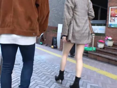 【素人ナンパ】渋谷で美脚スレンダーOL捕獲！あれよあれよと脱がされて白肌ボディにお遊びちんぽ挿入、敏感ぶりを見せるイイ女