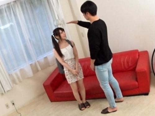 ロリ系ツインテール少女とハメ撮りSEX！おやじチ〇コを突っ込まれアヘ顔さらし発情、ドMを開花させ絶頂しまくって濃厚顔射！