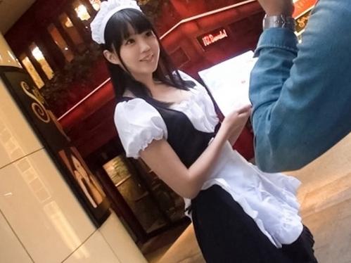 【素人ナンパ】黒髪ロング清純系バイト中美少女！乳首イジられ鳴くように喘ぎピクピク、ちんぽもハメたれたっぷりイカされまくる