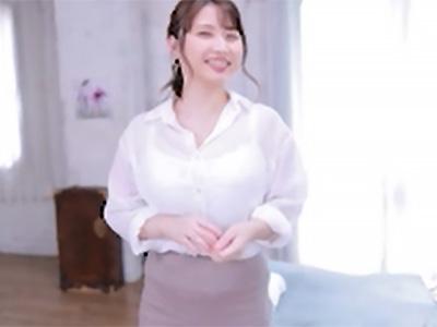 おっぱい大きい綺麗な主婦がAVデビューしてエッチしまくりがたまんねぇ！ｗｗｗ