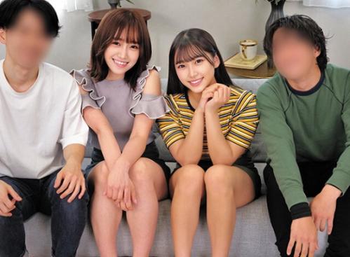 『交換プレイ｜生出し』美人学生「何か興奮しちゃうぅ」濡れまくりのセックスで快感に溺れてしまう