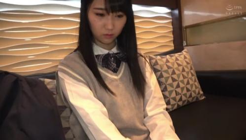 【女子校生】素人JKがラブホに連れ込まれてのエッチで顔にザーメンぶっかけられる