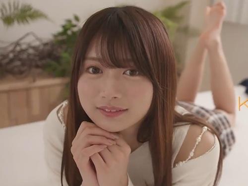 【北岡果林】元美少女モデルで活躍していた北岡果林ちゃんのAV2作目は発射されたザーメンを綺麗なお顔で受け止める