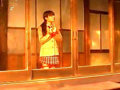 ＜美少女辱め！＞「ｲﾔ、ヤメテクダサイ」清楚な感じの可愛いボイン制服女子！オヤジに無理矢理やられるぞ(アダルト動画)