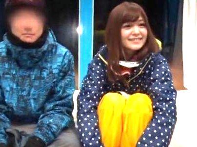 ＜マジックミラー号！＞かわええの・・・ｗ！雪山でカップルゲット！！ＭＭ号で勿論彼女がNTRファック持ち込まれる！！！