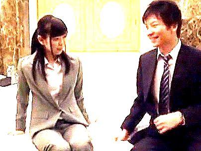 ＜人妻OL！＞「私でいいの…？」仕事場の男性とエロ企画挑戦！ＯLおくさんが後輩チンポで浮気交尾しちゃうぞ！！