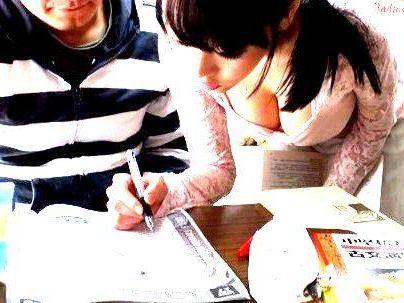 ＜家庭教師！＞「ダメよ…ヤメテ…」胸の谷間半端ない家庭教師！教え子が勉強放棄でガチファックに！！！