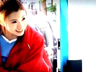 ＜マジックミラー！＞「ここ乗るんですか？」清楚な感じのボイン巨乳女子！ＭＭ号で勿論やられるぞ！！