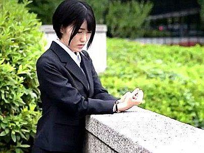 ＜就活JD！＞受からない…真剣に就活してる真面目な女子大生！面接中にまさかの展開エロ行為でマンコ●見せ！！！