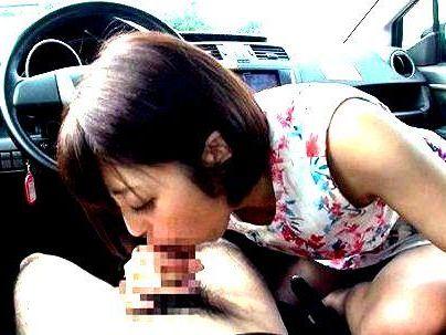 ＜水野朝陽！＞「舐めてあげる…」ショートカットのAV女優！旅行途中で車でチンポ舐めちゃうぞ！！！