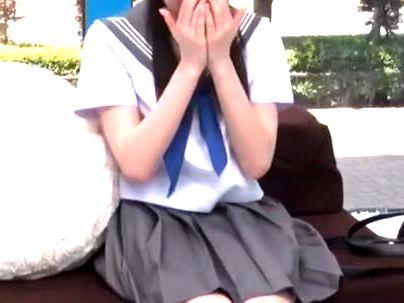 ≪マジックミラー号≫【恥ずかしい…♡】真面目そうな制服姿の素人美少女！初めての相互オナニーで興奮シチャウゾ！！！