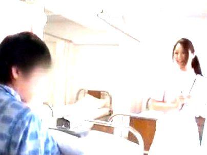 ＜性処理！＞「舐めますね…♡」病院に見舞いに来た彼女にっ性処理頼んでも無理で・・まさかナースがやってるくれたぞ！！