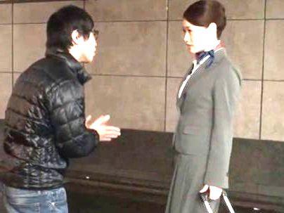 ＜スチュワーデス ！＞え？これからですか？宅途中キャビンアテンダント口説かれ！なし崩し的チェリー君筆おろしシテクレチャウ