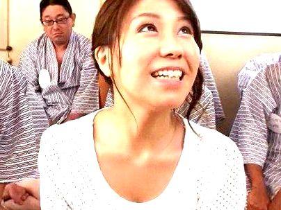＜ファン感謝祭！＞「頑張るよー…♡」三十路の色気半端ない美人美魔女ＡV女優！ファンにザーメンかけられる！！！