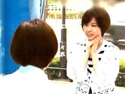 ＜マジックミラー号！＞「パイ乙、エッロ！」ボーイシュボイン若い奥さん！スペンス乳腺刺激でいっとるぞ！！