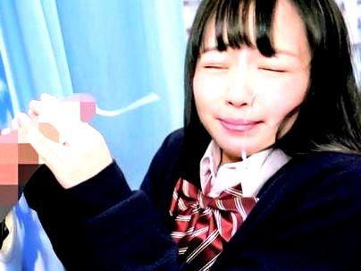 ≪マジックミラー号≫【うわ～でた～～！】彼持ち清楚な感じの美少女！彼のオチンポ当て企画で・・・ご覧の通り！！