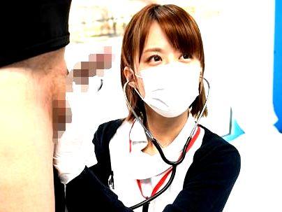 ≪マジックミラー号！≫【天使・・・降臨！】マスクしててもＳ級とわかる看護師！ＭＭ号で絶倫チンポ診断させちゃう！！！