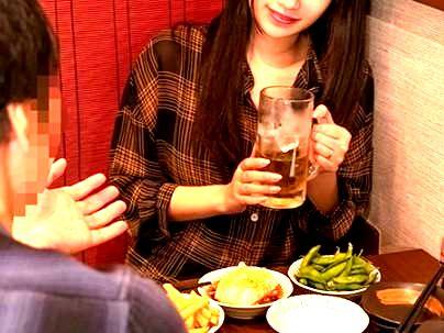 ≪相席居酒屋！≫【結構上モノ・・・ゲット！】一人飲みしてる奥さん確保！早速寂しいオマンコ・・・イタダキマス！！