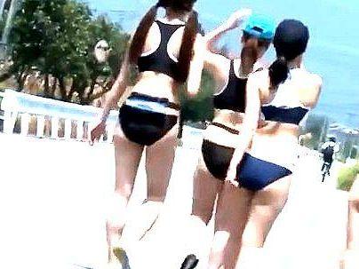 ＜巨乳痴●！＞「陸上女子かわええｗって！」ターゲート発見！スポーツ女子を強引にヤル！気持ち良すぎるって！！！レイプ！！