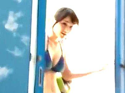 ≪マジックミラー号！≫【結構な・・・ボインでｗ！】海で確保した素人ビキニ女子！MM号でチェリー君に優しく筆おろしすっぞ！