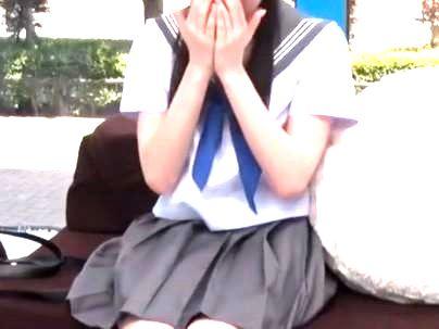 ≪マジックミラー号≫【恥ずかしいの…♡】滅茶苦茶可愛い制服女子！ＭＭ号で相互オナニー興奮しちゃうぞ！！！