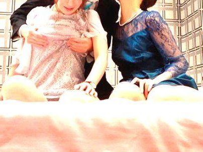 ＜モニタリング＞「酔っちゃたね…♡！」酒に酔っぱらった若妻コンビ！エロ企画で既婚男性と３P発展すっぞ！！