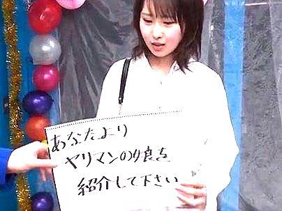 ＜ヤリマン紹介企画！！＞え？友だちですか？さっそくターゲートゲット！MM号で味見シチャウゾ(無料エロ動画)