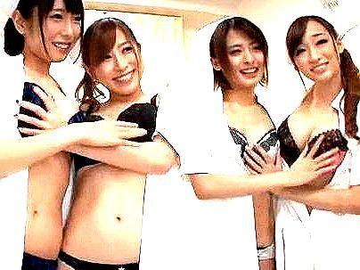 ＜北川エリカ！＞「ハーレーム・・・たまんね～！」スタイル抜群ボイン看護師さん達！ハーレムファックが最高！！