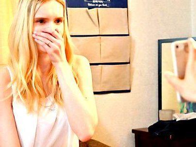 ＜若妻！＞「oh・・・no//」上品な感じの白人細見奥さん！男に狙われて犯されレイプされっぞ！(アダルト動画)