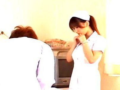 ＜超乳！＞「秘密ですよ…」グラマラスボイン看護師ナース！患者とバレないようにいけない関係に発展すっぞ！！！