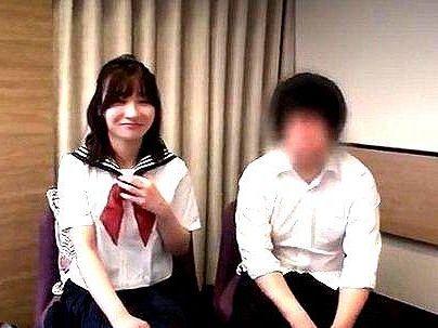 ＜素人ナンパ！＞「私がするんですか？」巨乳ボイン可愛い制服女子！企画でザーメン集めしちゃうぞ！！！