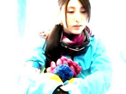 ＜素人彼女！＞「素人？まじかよ？」クッソ可愛い雪山でゲットしたアパレル店員女子！ＭＭ号でやられるぞ！！