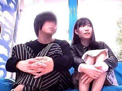 ＜マジックミラー号＞「わかんないよ…♡？」彼氏のチ○ポ当て企画挑戦！可愛い彼女NTRファック持ち込まれる！！！