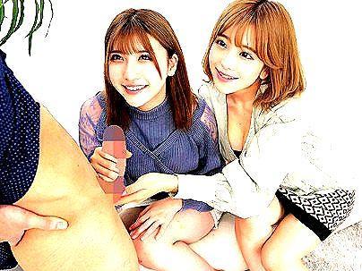＜素人ナンパ！＞「ほらほら…♡」クッソ可愛い素人女子コンビ！！童チェリー君筆おろしシテクレチャウ(無料エロ動画)