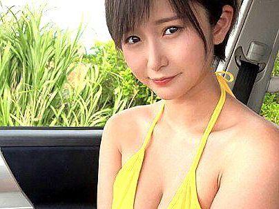 ＜野外露出！＞「まさに、おバカンス」ボーイシュの激エロスタイル抜群ボイン可愛い美少女！騎乗位がたまんね～ぞ！！